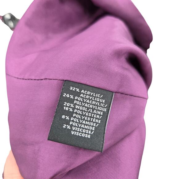 LAFAYETTE 148 NEW YORK SZ 14 TWEED BUTTON FRONT LONG SLEEVE BLAZER JACKET - Picture 4 of 5